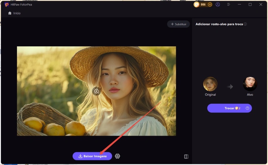 clique em baixar imagem para salvar a cara