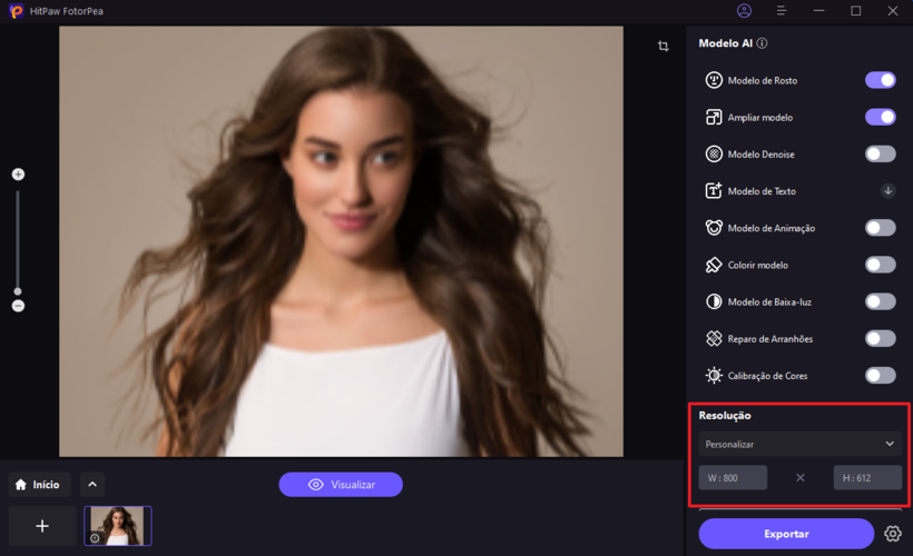 hitpaw fotorpea enhance set height and width