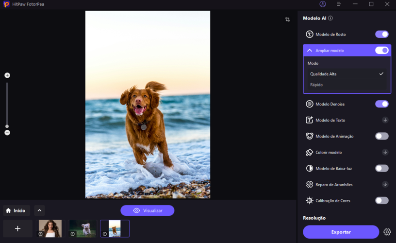 hitpaw fotorpea batch preview