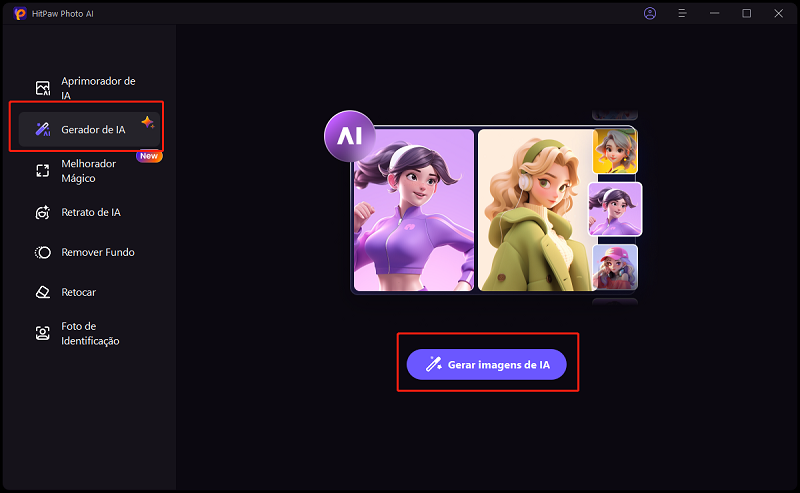 use hitpaw para gerar imagem com IA