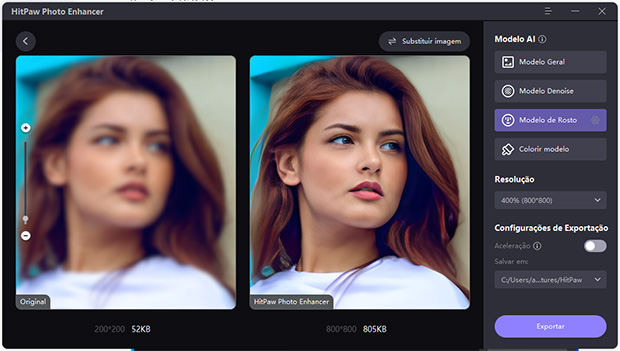 photo ai enhancer - select format