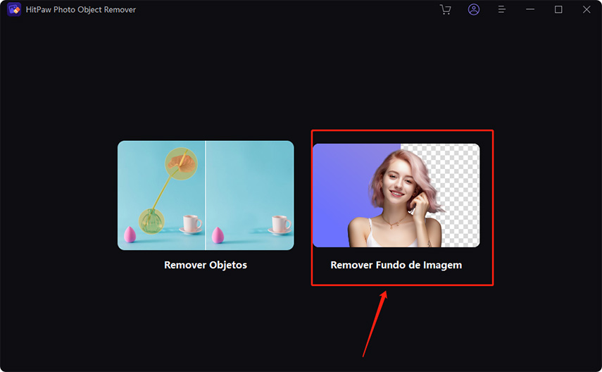 adicionar arquivos no removedor de objeto de foto Hitpaw