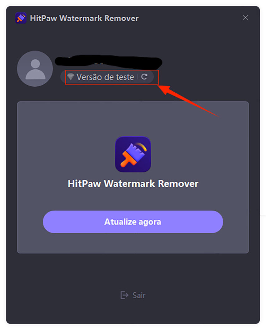 registrar e-mail e código no HitPaw Removedor de Marca D'água