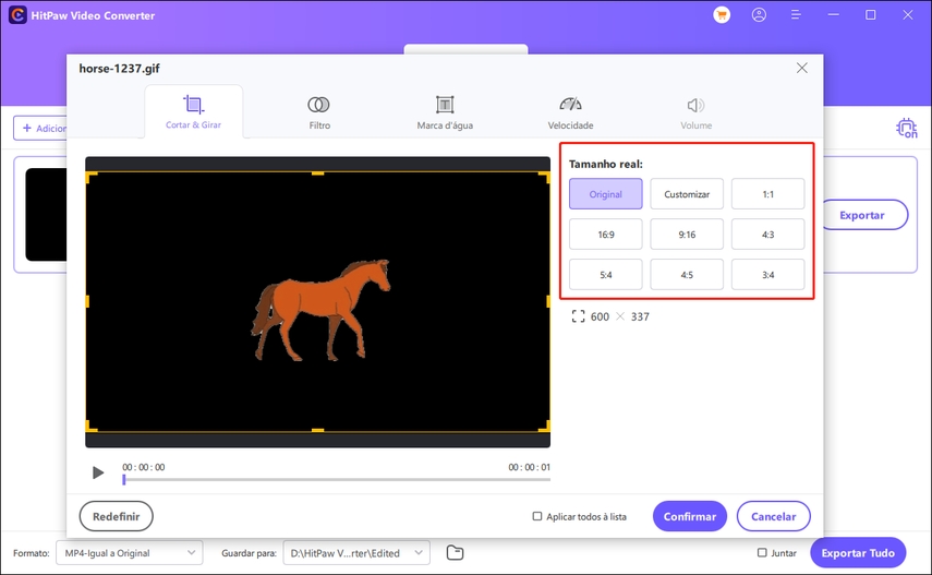 recorte de gif animado