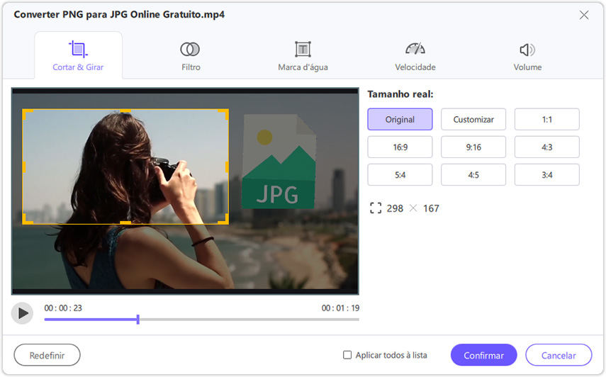 como deixar o vídeo de trás pra frente