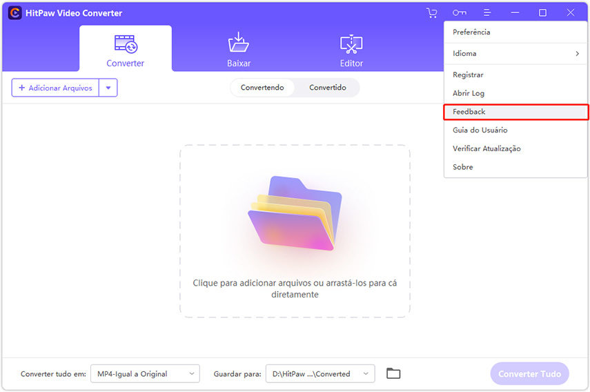 feedback do hitpaw video converter