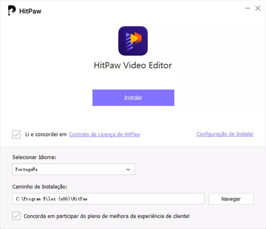 instalano o HitPaw Edimakor