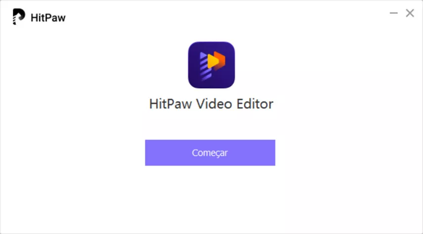 começar a usar o HitPaw Edimakor