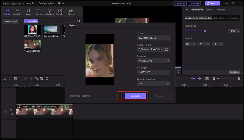 exportar video