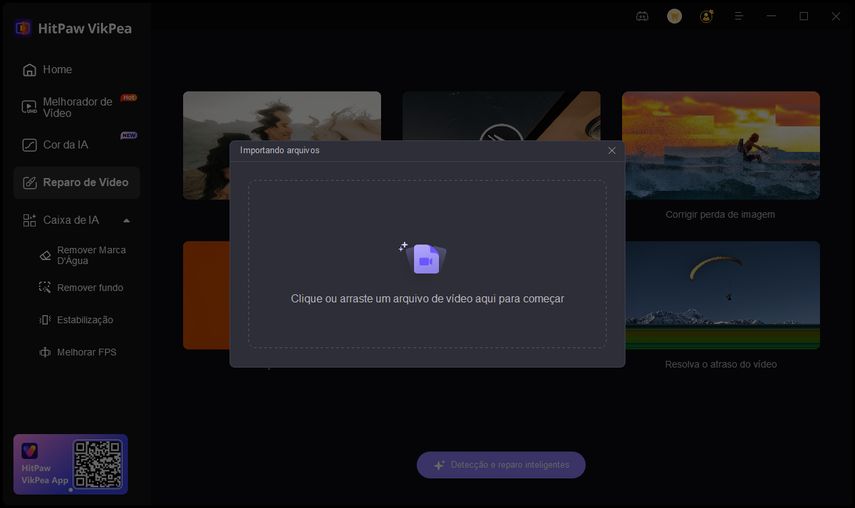 adicionar arquivo ao recurso de eliminar cintilação