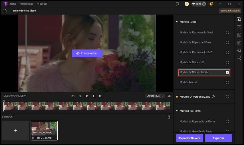 hitpaw vikpea modelo de nitidez rápida