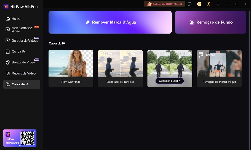 interpolação de quadros de vídeo hitpaw vikpea