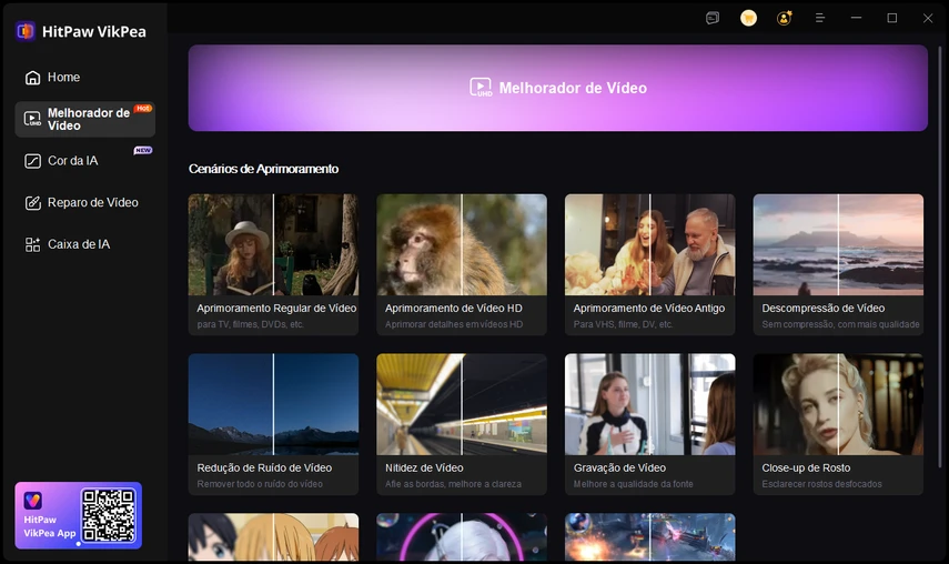Importando um arquivo de vídeo para o HitPaw VikPea arrastando e soltando