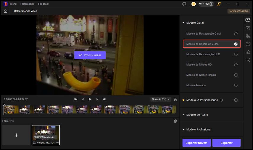 vikpea melhorar vídeo para 4k