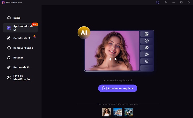 hitpaw fotorpea enhance interface
