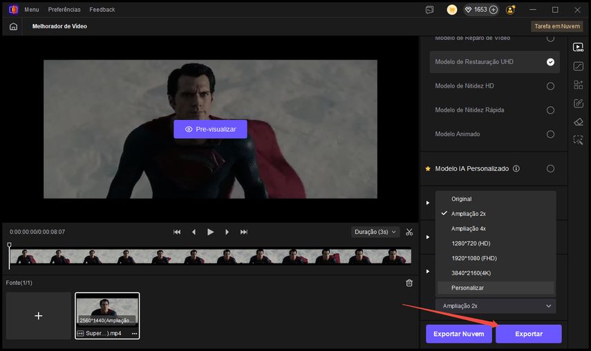 HitPaw VikPea Exportar Resultado
