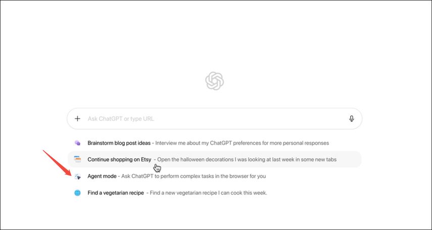 ChatGPT Atlas Modo Agente