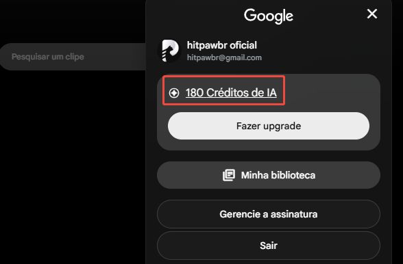 Créditos gratuitos do Google Flow