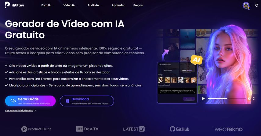 HitPaw Online AI Video Generator