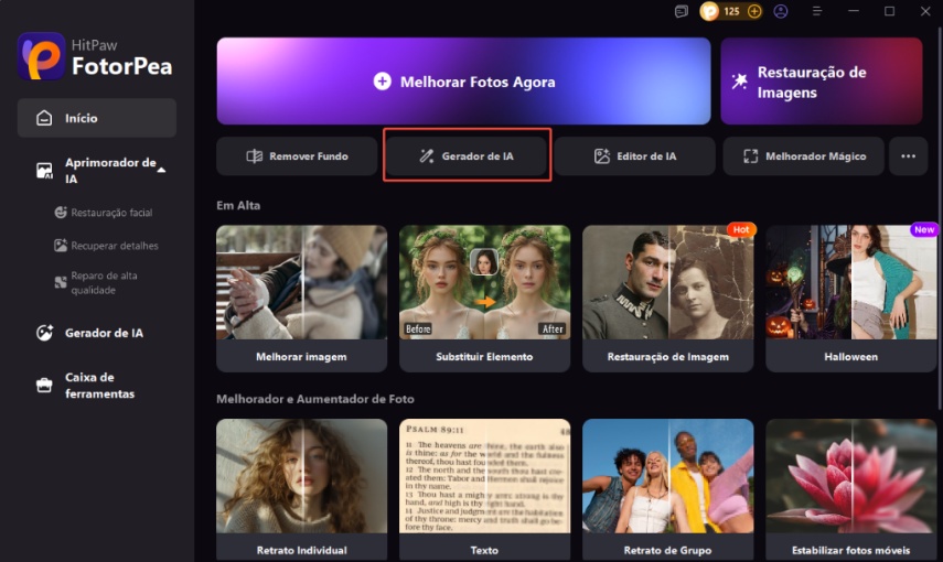 Baixe e instale o HitPaw FotorPea