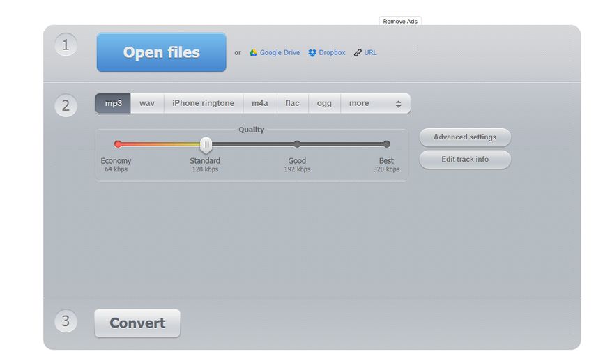 online audio converter ogg para mp3