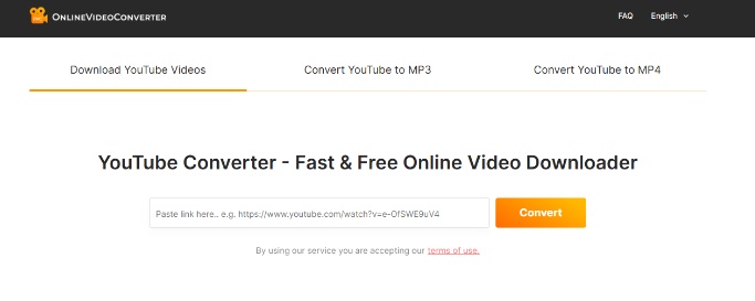 youtube video downloader OnlineVideoConverter