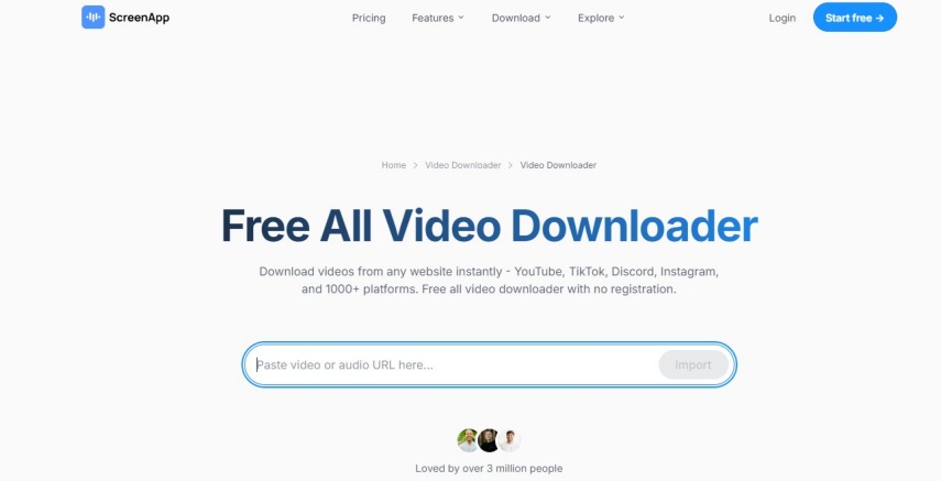 pinterest video baixador screenapp