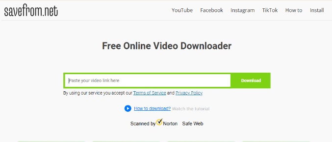 youtube video downloader SaveFrom net