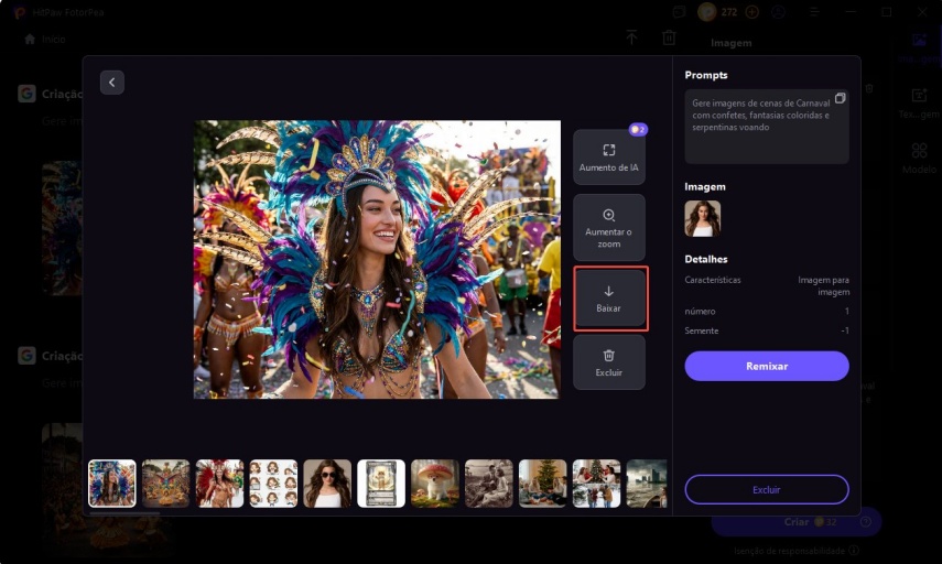 baixar imagem ia de carnaval