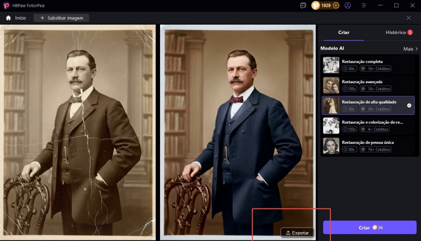 baixar foto restaurada
