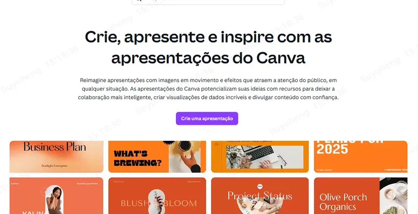 Canva Magic Design para criar slides automaticamente