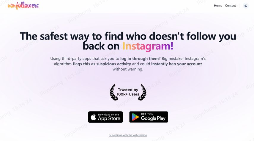 aplicativo para ver quem deixou de seguir instagram