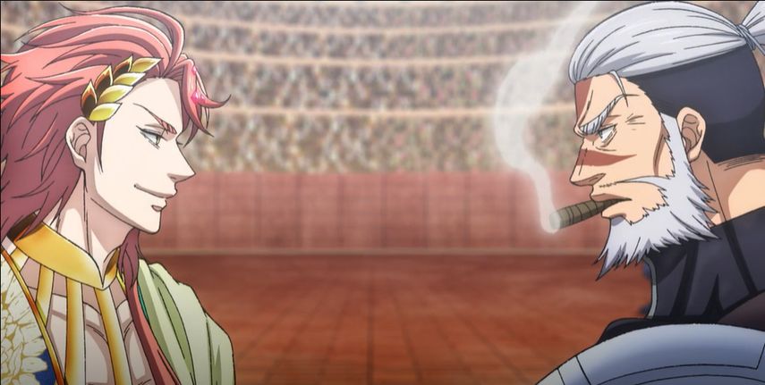 Apollo vs Leonidas em Record of Ragnarok 3ª temporada, duelo intenso entre o deus da luz e o lendário guerreiro espartano