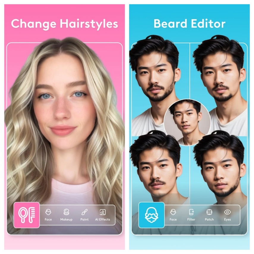 Facetune para mudar cor de cabelo
