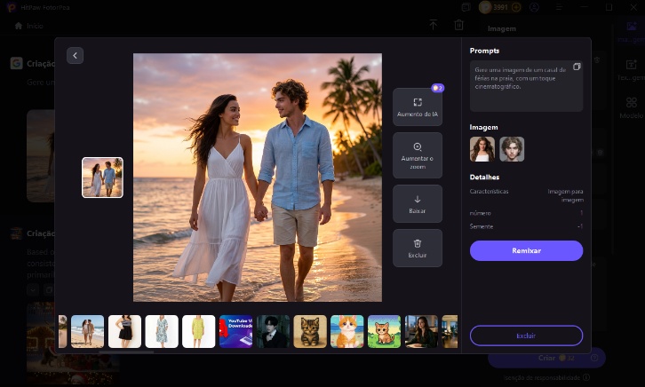 Ajuste e baixe a imagem