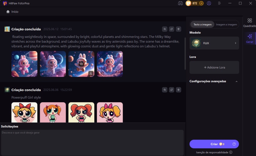 selecione o botão download para exportar