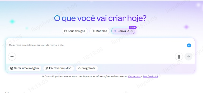 Canva utilizando IA para editar e simular roupas em fotos