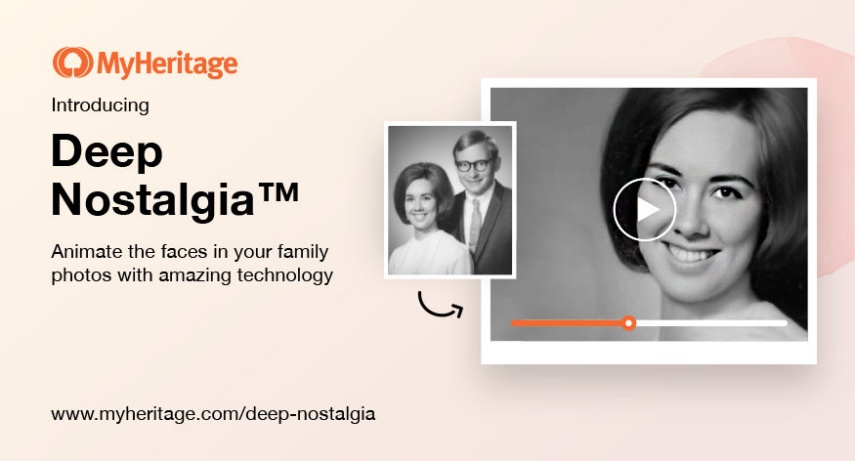 foto animator com MyHeritage
