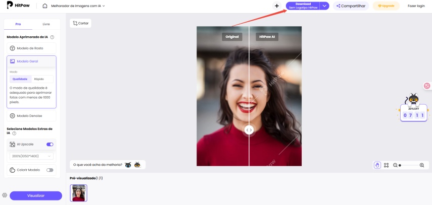 como consertar código qr online