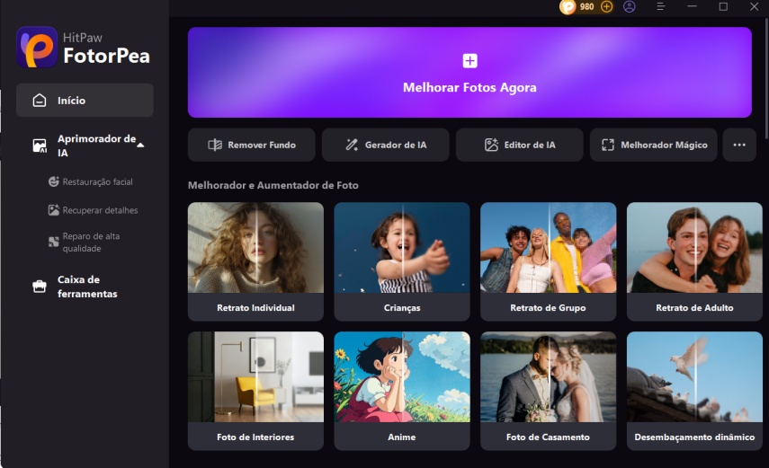 pressione o botão selecionar uma imagem