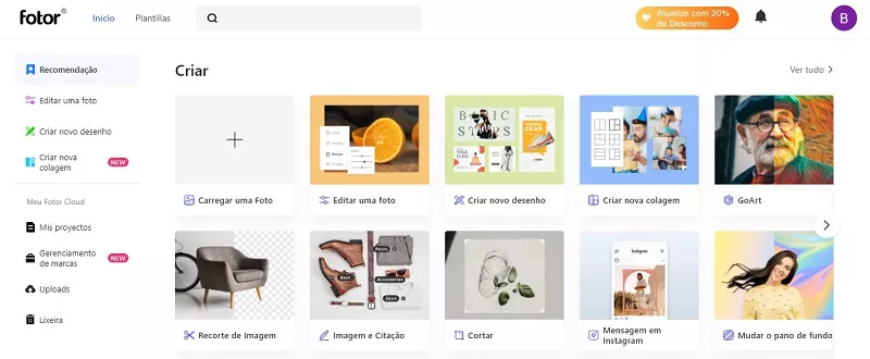 como tirar marca d'água de fotos online