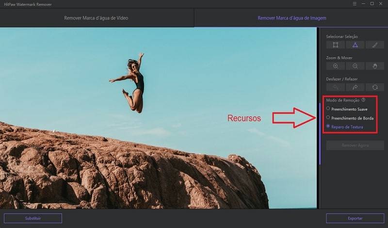 apagar pessoa da foto
