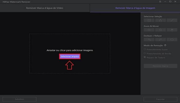 como tirar remover marca d'água de foto