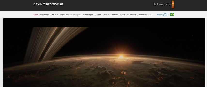 DaVinci Resolve para correção de cor e clareamento de vídeos