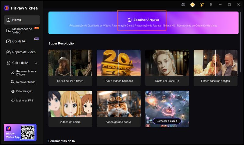 Página de download do HitPaw VikPea