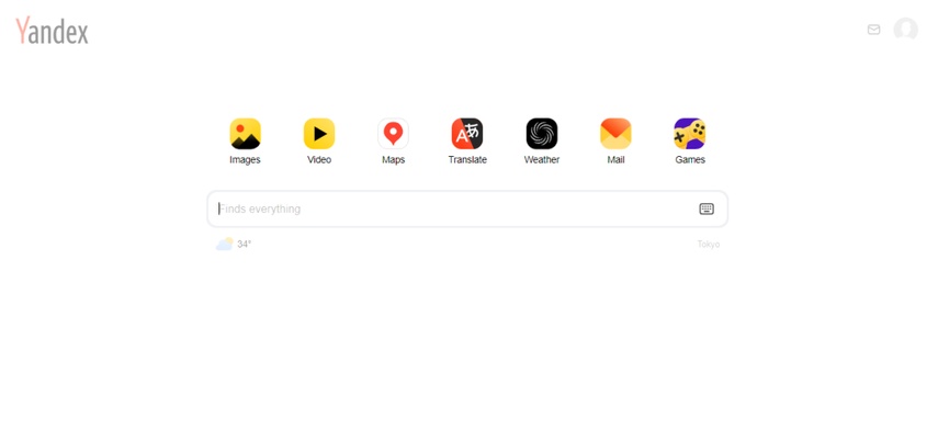 Busca de rostos parecidos na Yandex Imagens