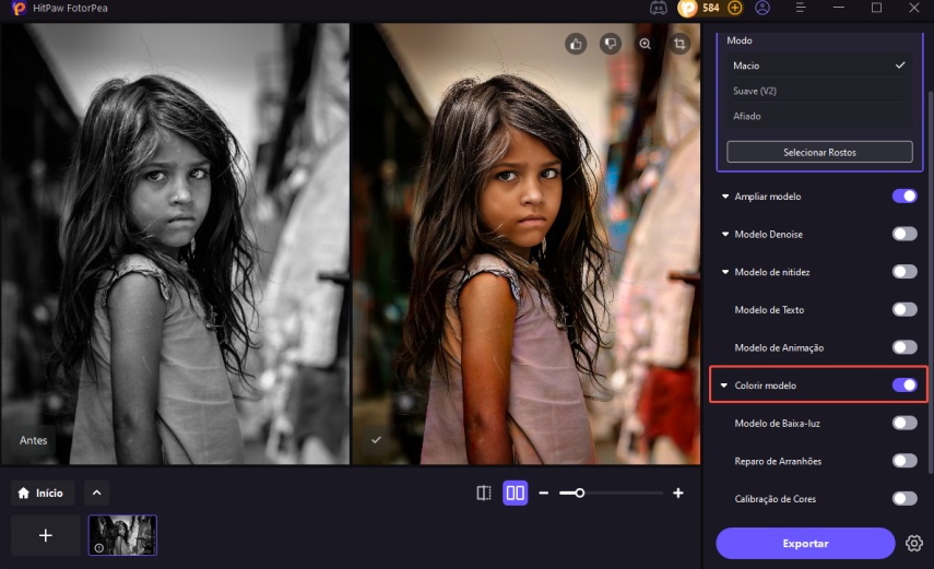 remover marcas e foto