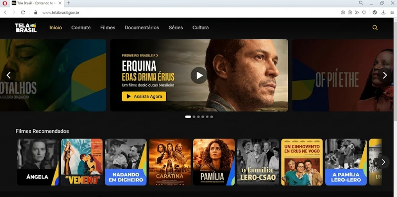 Tela Brasil do Governo Federal