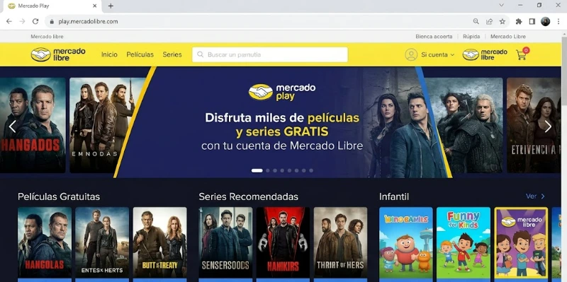 Mercado Play para assistir séries grátis do Mercado Livre