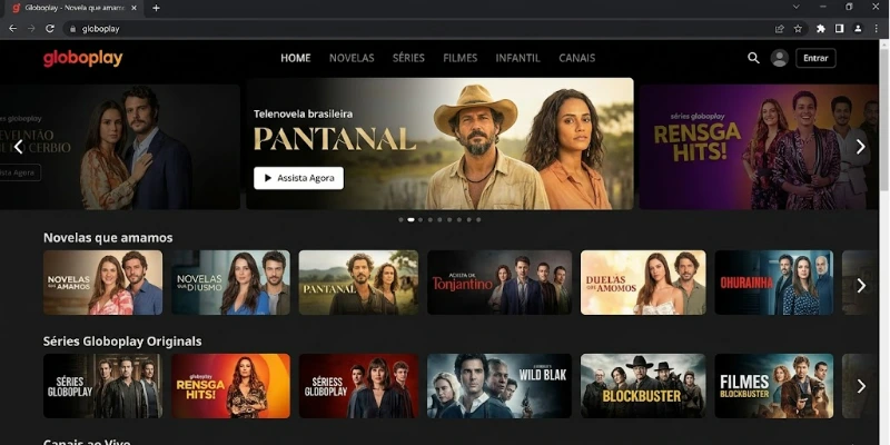 Globoplay grátis para assistir séries brasileiras online